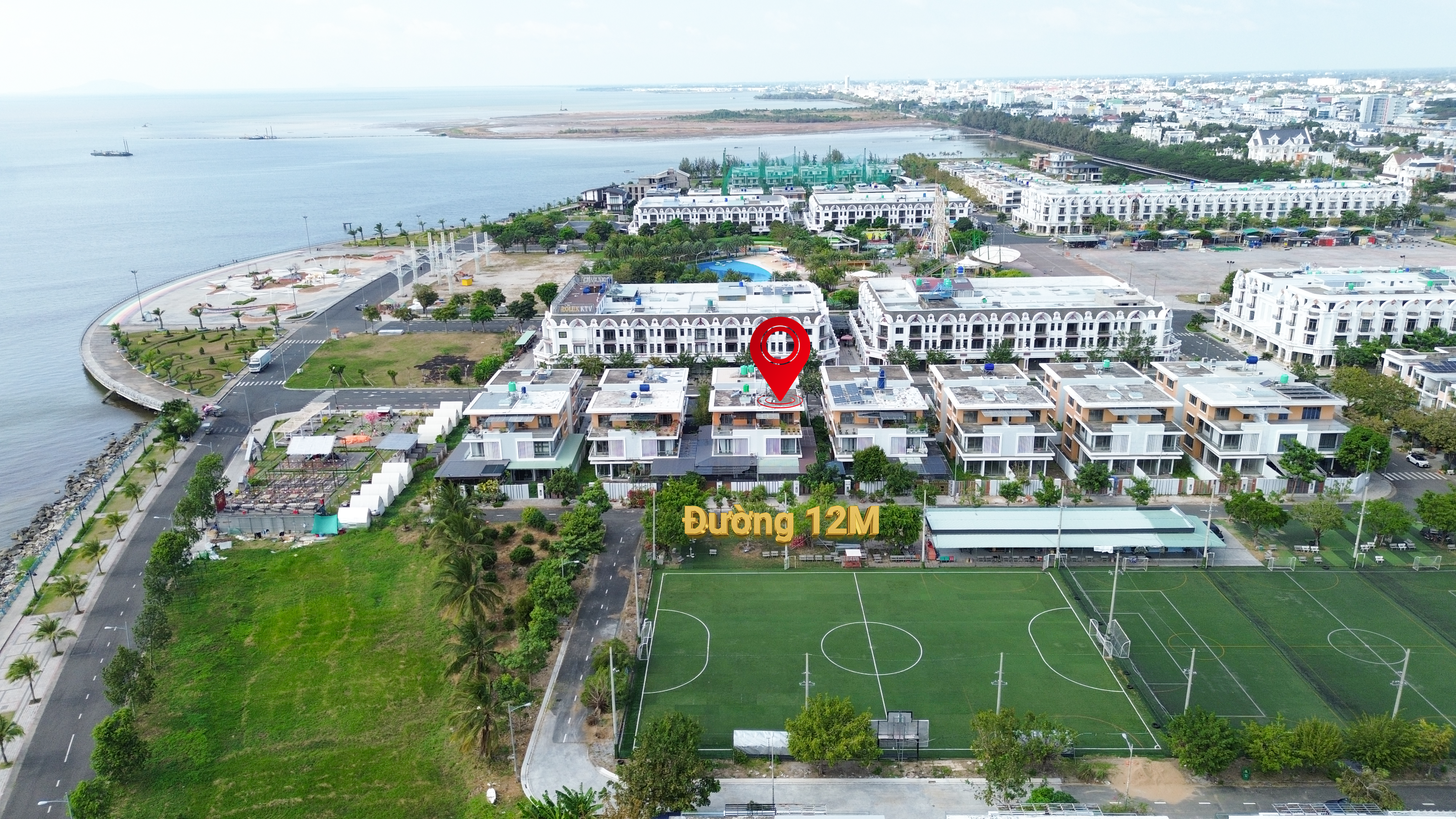 Vị trí đắc địa của biệt thự song lập phú cường 2