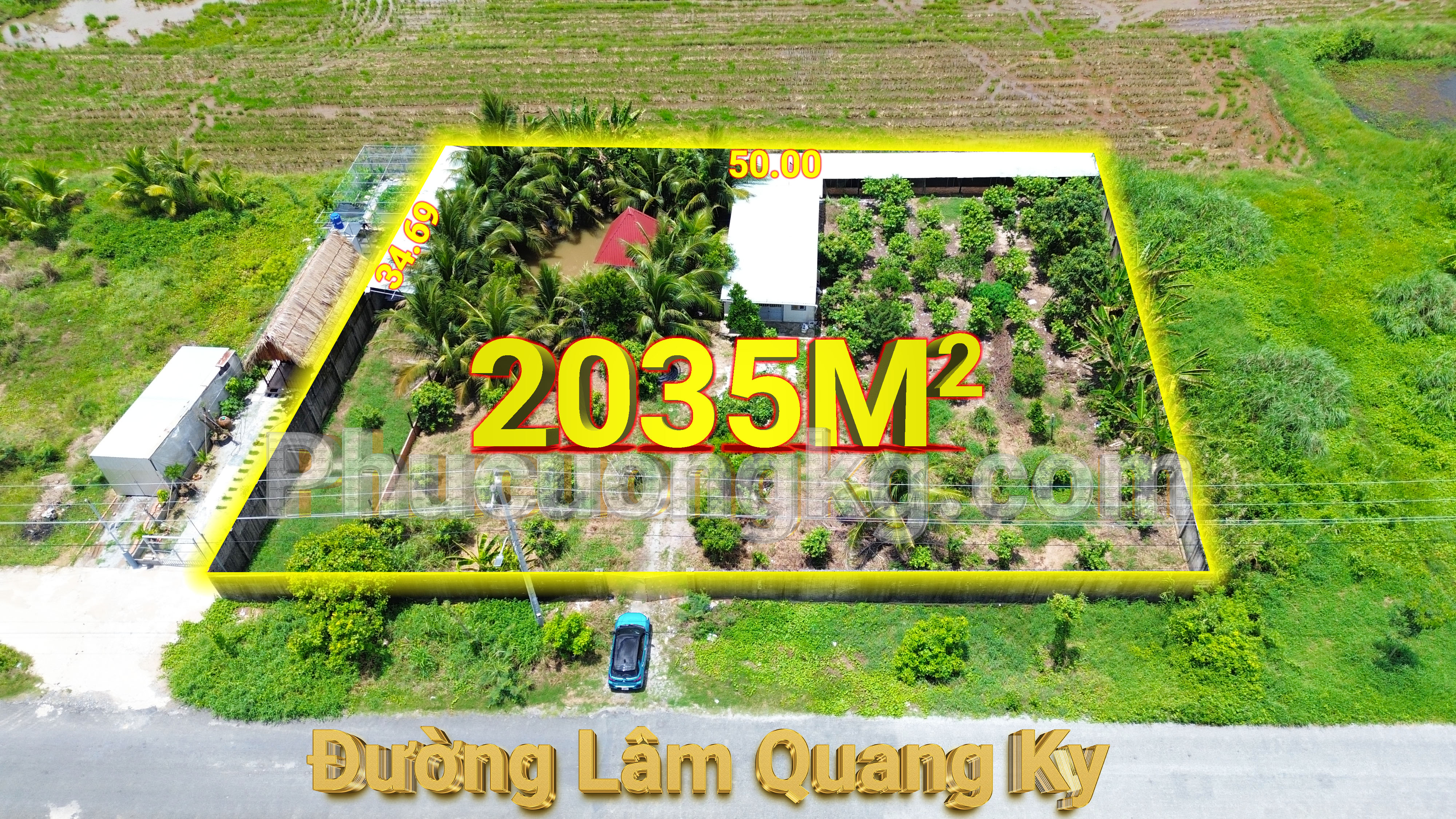 Vị trí đắc địa của Nền Lâm Quang Ky Huyện Châu Thành DJI 0476