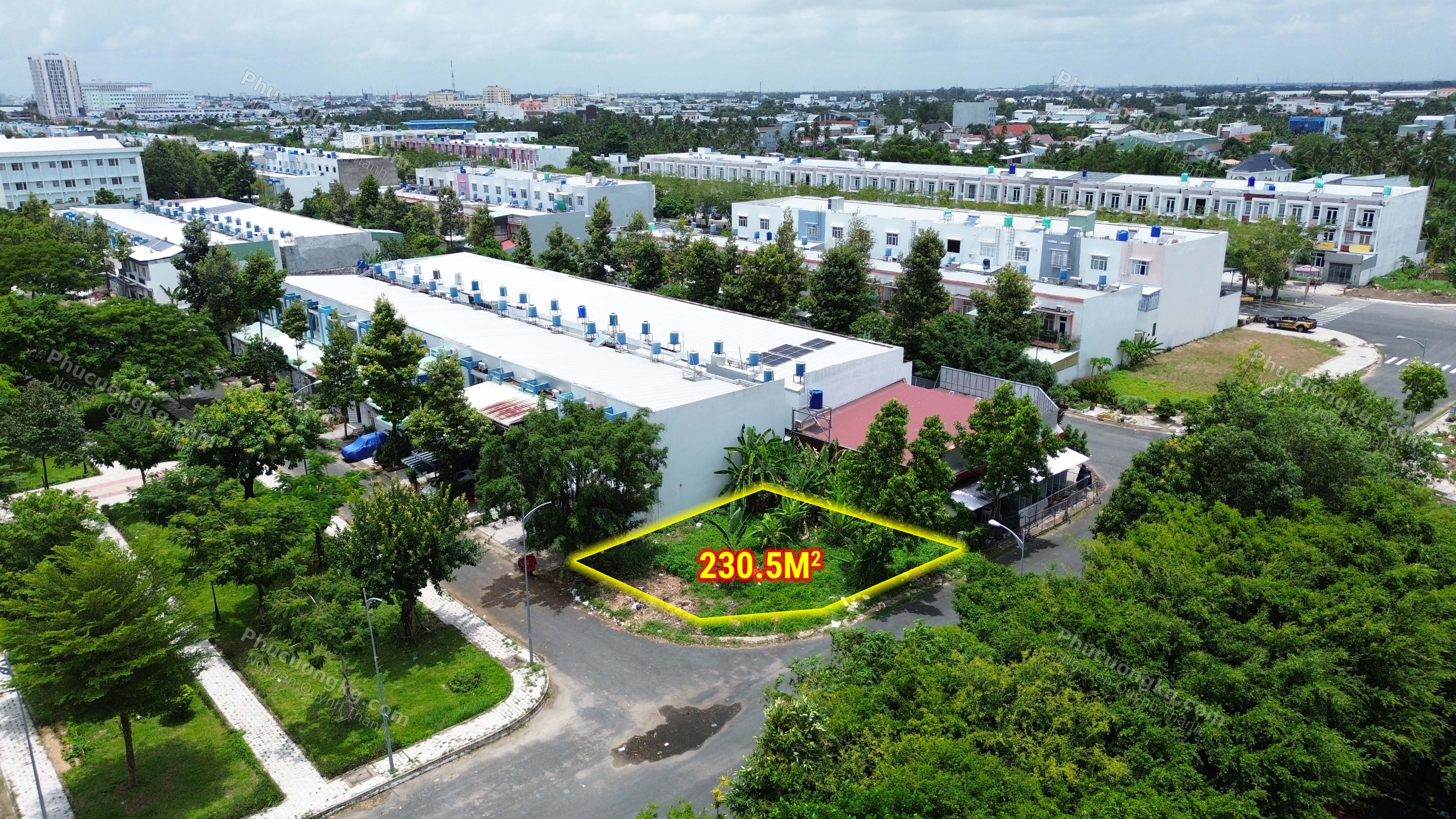 Nền Góc Đường Số 16 230,5m² – KĐT Phú Cường 5 DJI 0331